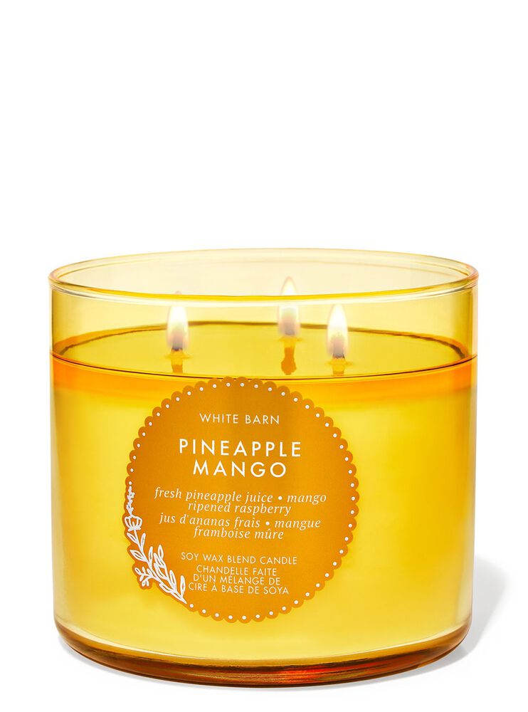 Pineapple Mango 3-Wick Candle เทียนหอม 3 ไส้