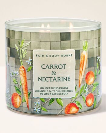 Carrot & Nectarine 3-Wick Candle เทียนหอม 3 ไส้