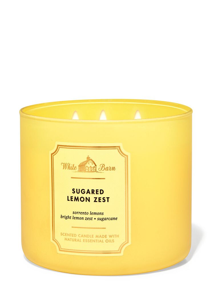 Sugared Lemon Zest 3-Wick Candle เทียนหอม 3 ไส้