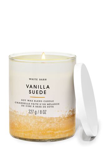 Vanilla Suede Single Wick Candle Single Wick Candle