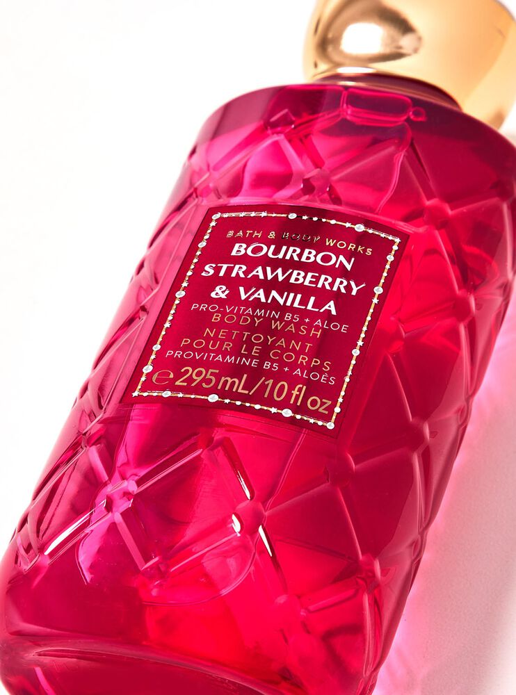 Bourbon Strawberry & Vanilla Body Wash สบู่อาบน้ำ