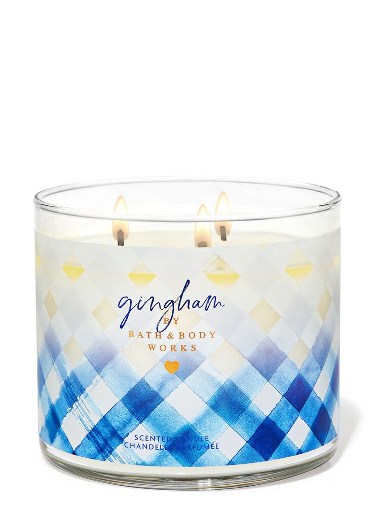 Gingham 3-Wick Candle เทียนหอม 3 ไส้