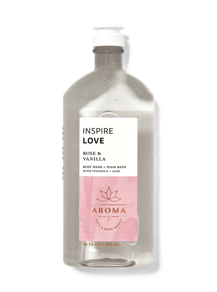 Rose Vanilla Body Wash and Foam Bath สบู่อาบน้ำ
