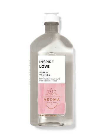 Rose Vanilla Body Wash and Foam Bath สบู่อาบน้ำ