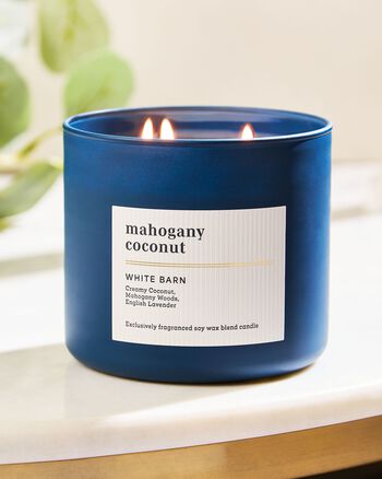 Mahogany Coconut 3-Wick Candle เทียนหอม 3 ไส้