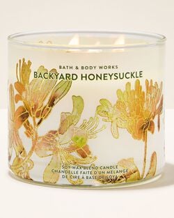 Backyard Honeysuckle 3-Wick Candle