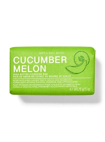 Cucumber Melon Shea Butter Cleansing Bar สบู่ก้อน