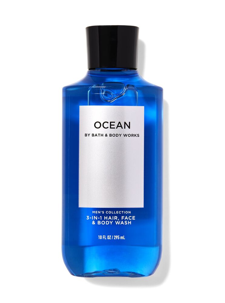 Ocean 3-in-1 Hair, Face & Body Wash สบู่สูตร 3-in-1