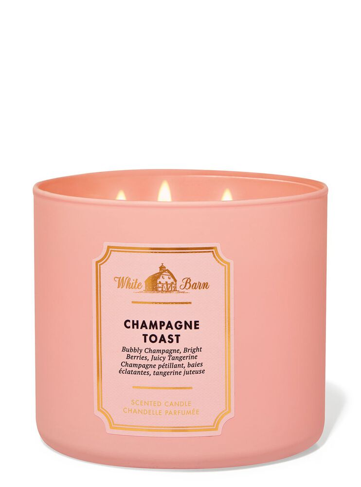 Champagne Toast 3-Wick Candle เทียนหอม 3 ไส้