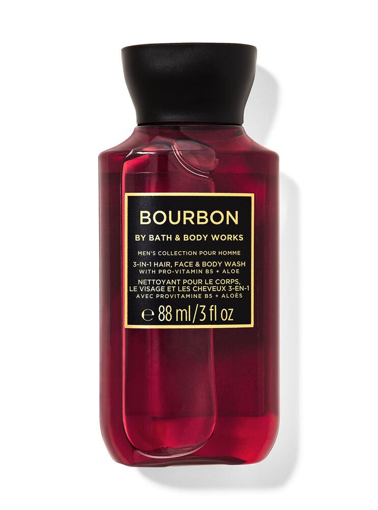 Bourbon Travel Size Body Wash สบู่อาบน้ำขนาดพกพา