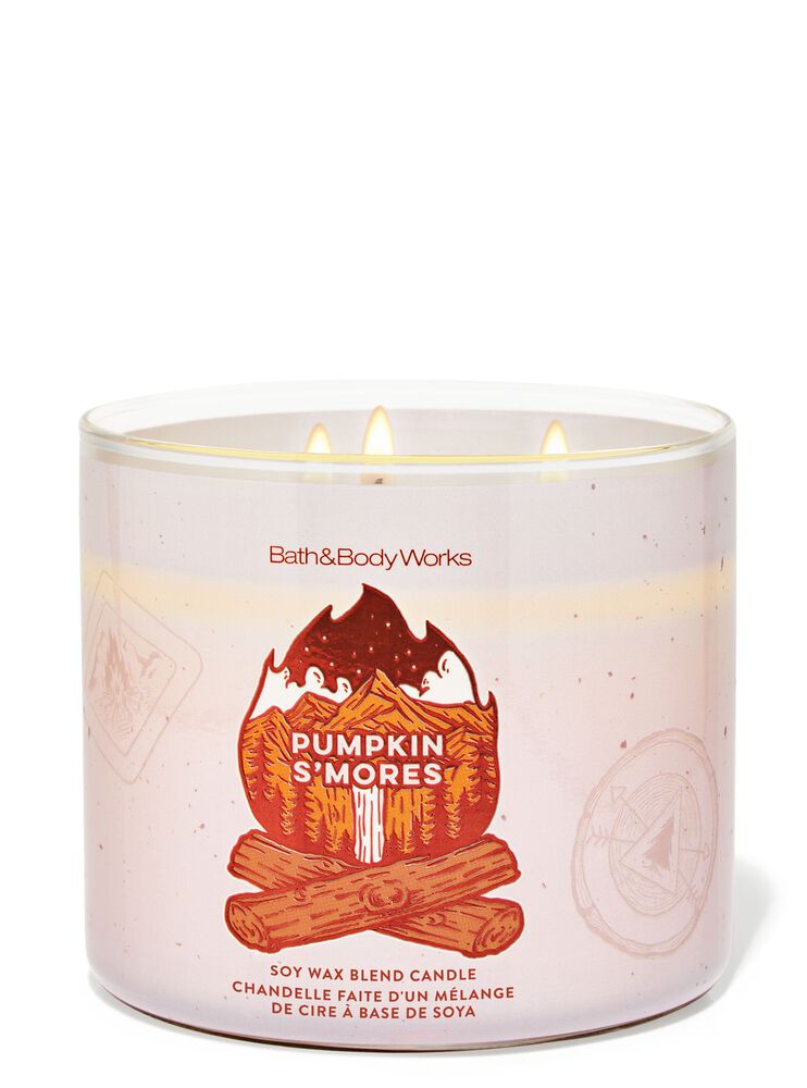 Pumpkin S'mores 3-Wick Candle เทียนหอม 3 ไส้