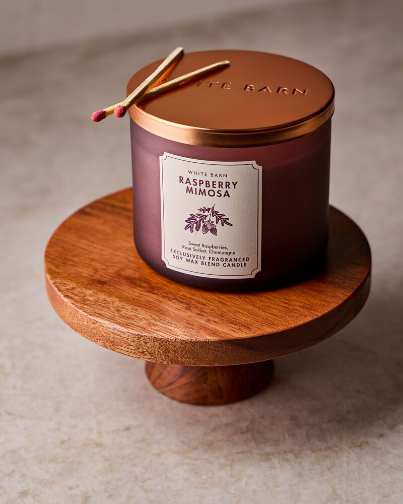 Raspberry Mimosa 3-Wick Candle เทียนหอม 3 ไส้