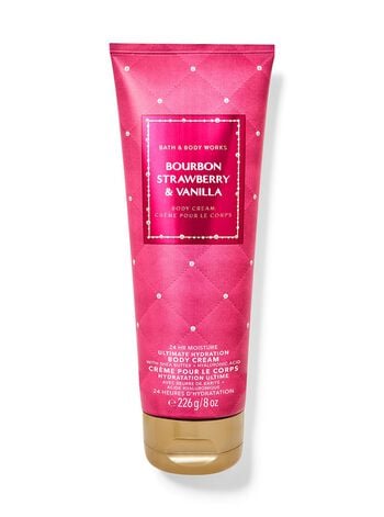 Bourbon Strawberry & Vanilla Ultimate Hydration Body Cream บอดี้ครีม