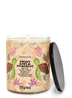 Sweet Kiwi & Starfruit Single Wick Candle