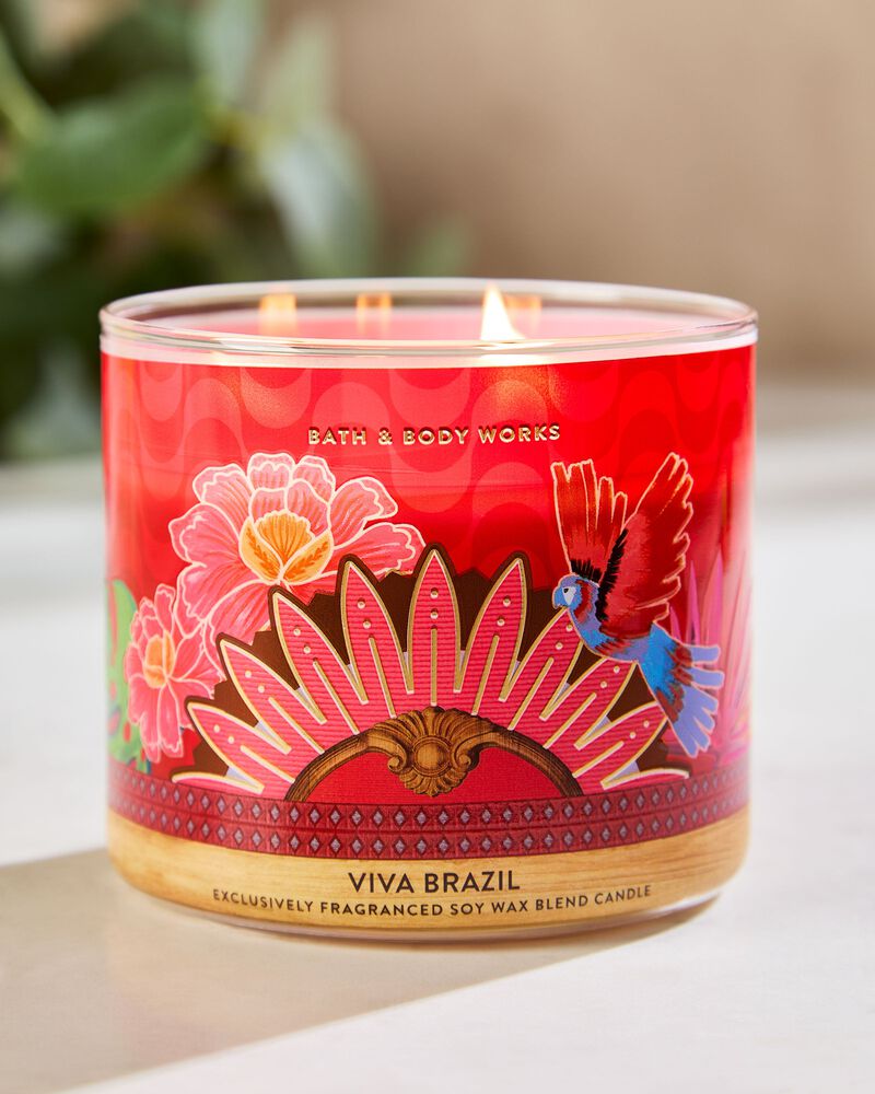 Viva Brazil 3-Wick Candle เทียนหอม 3 ไส้