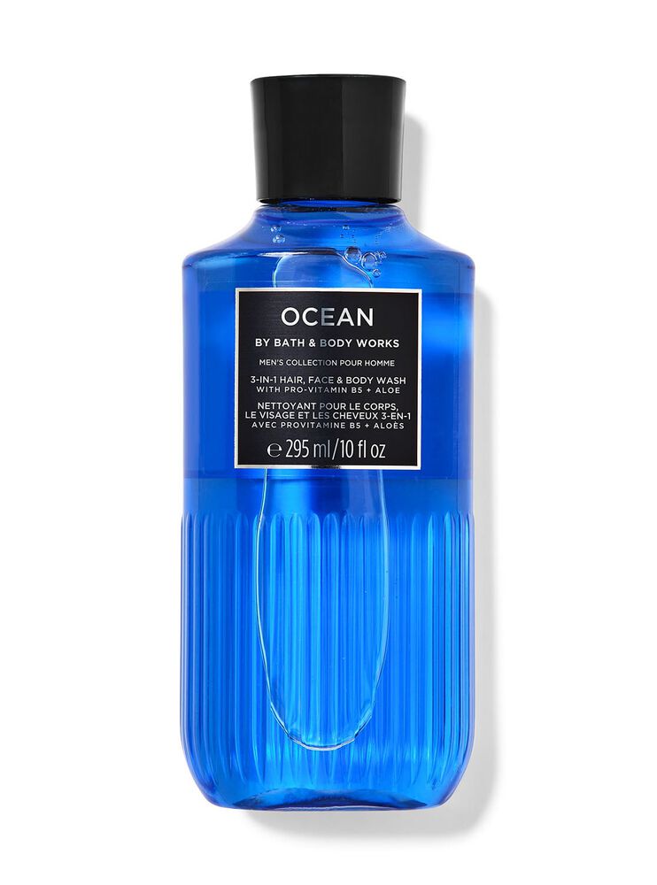 Ocean 3-in-1 Hair, Face & Body Wash สบู่สูตร 3-in-1