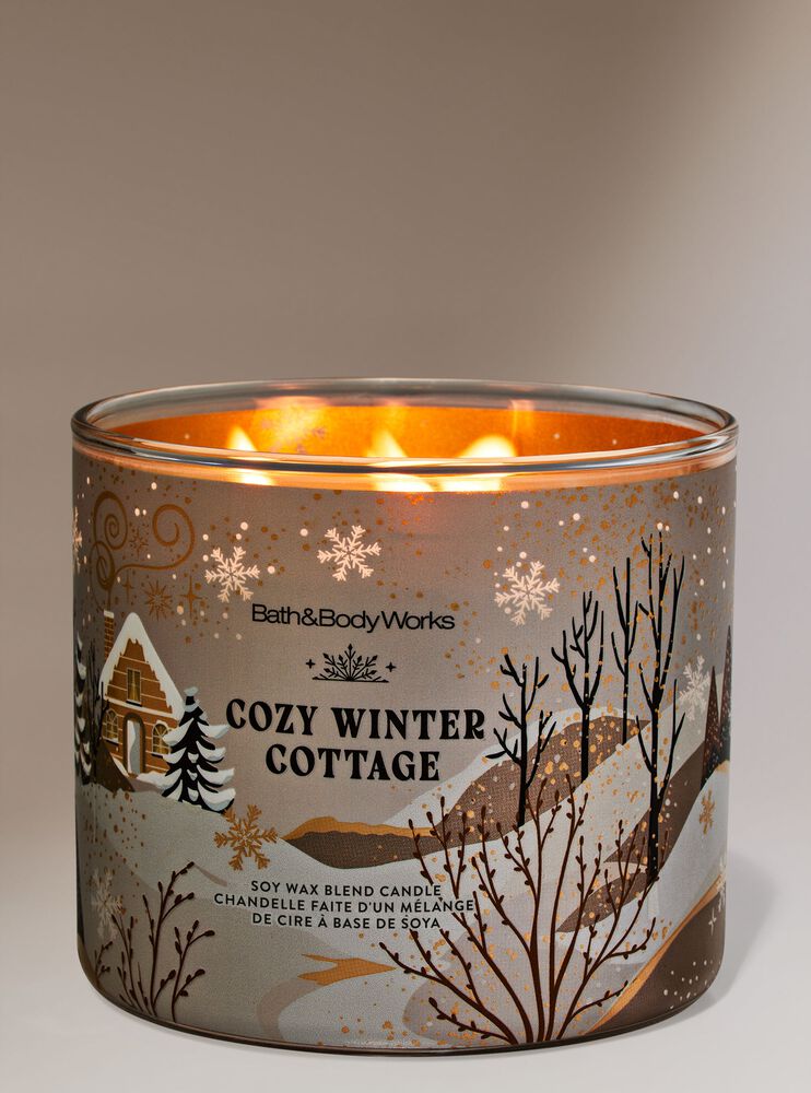 Cozy Winter Cottage 3-Wick Candle เทียนหอม 3 ไส้
