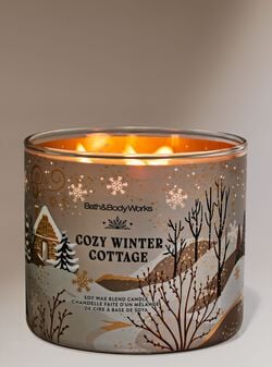 Cozy Winter Cottage 3-Wick Candle image number null