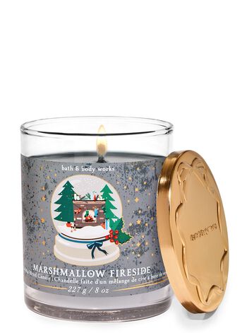 Marshmallow Fireside Single Wick Candle เทียนหอม 1 ไส้