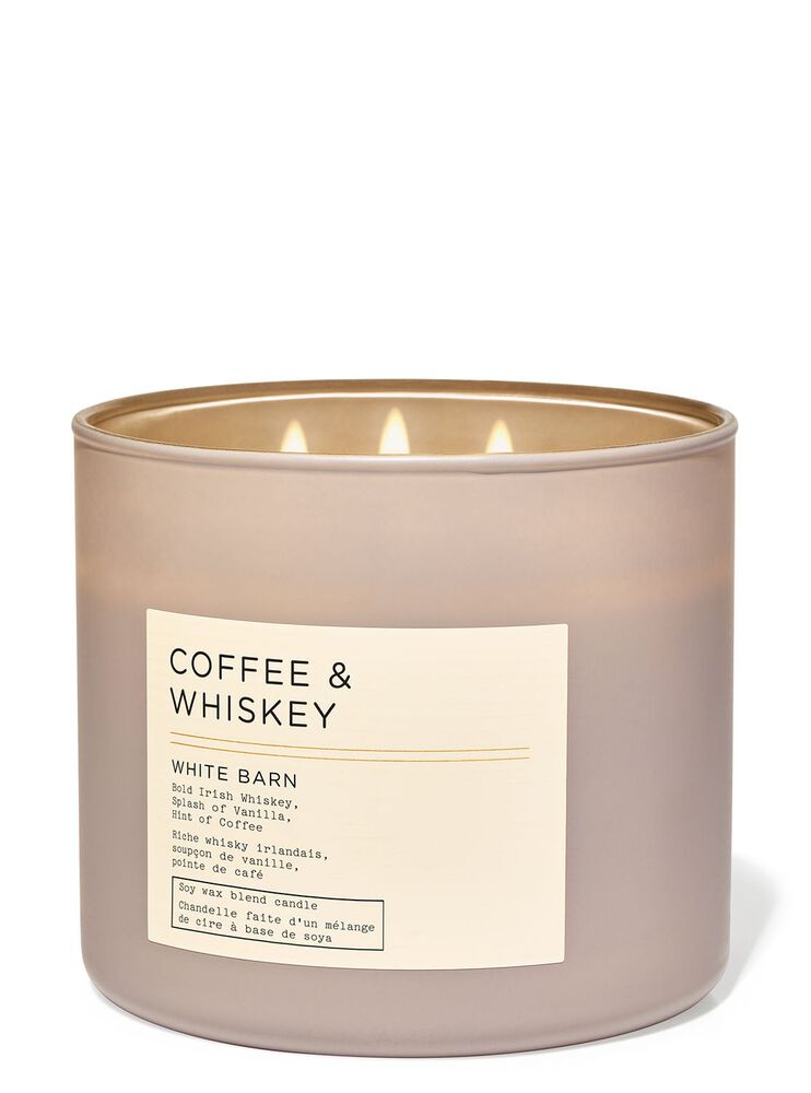 Coffee & Whiskey 3-Wick Candle เทียนหอม 3 ไส้