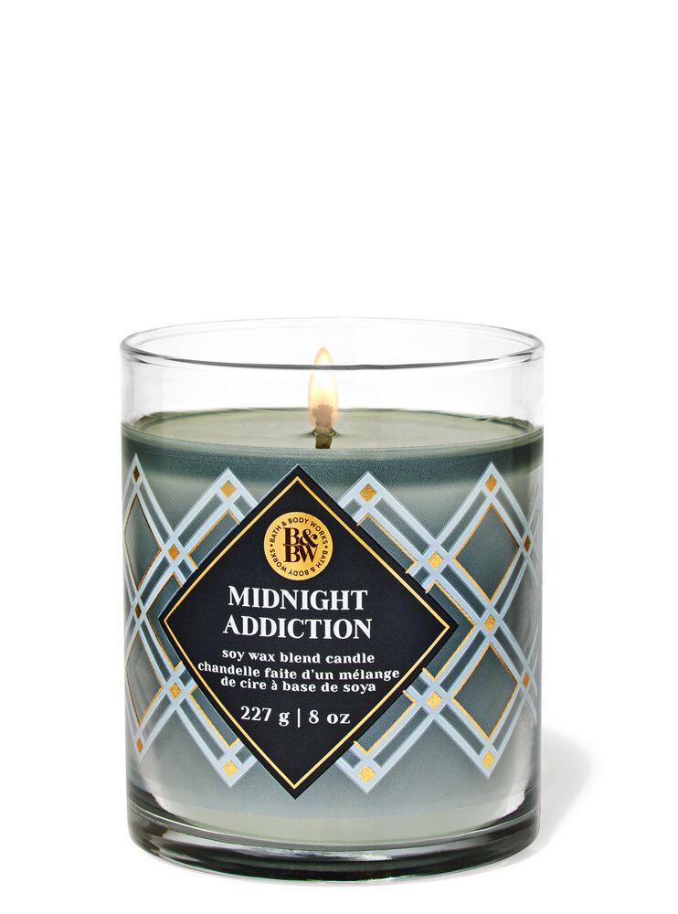 Midnight Addiction Single Wick Candle เทียนหอม 1 ไส้