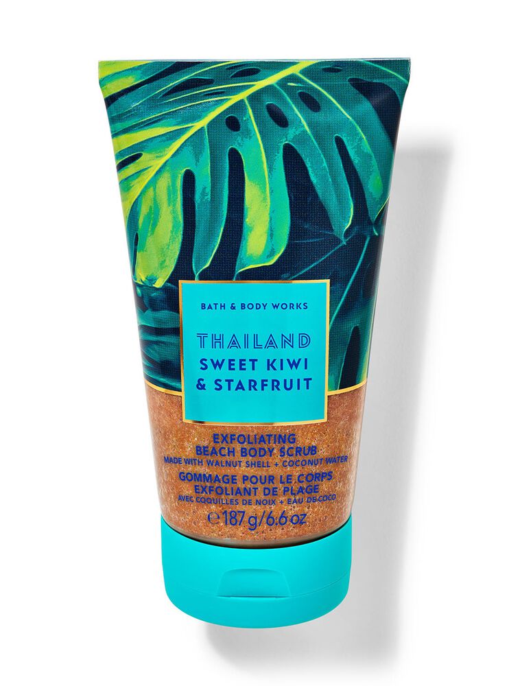 Thailand Sweet Kiwi & Starfruit Exfoliating Glow Body Scrub บอดี้สครับ
