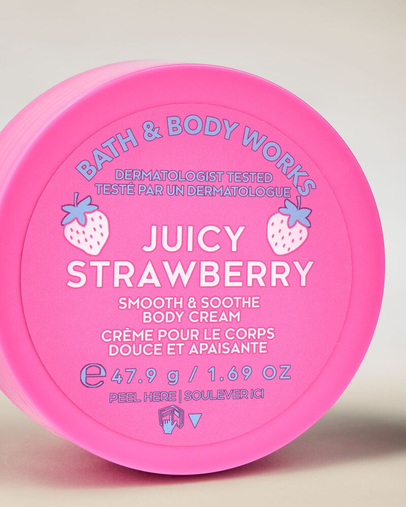 Juicy Strawberry Travel Size Smooth & Soothe Body Cream บอดี้ครีมขนาดพกพา