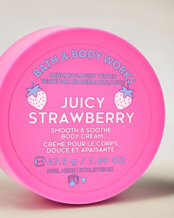 Juicy Strawberry Travel Size Smooth & Soothe Body Cream บอดี้ครีมขนาดพกพา