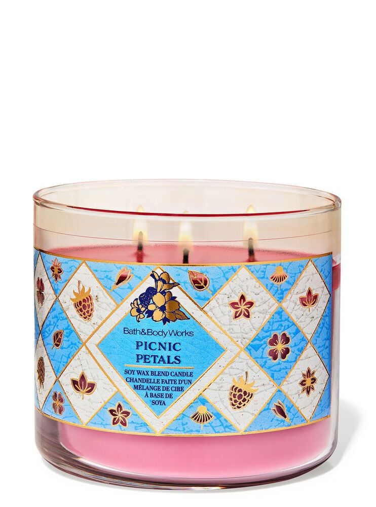 Picnic Petals 3-Wick Candle เทียนหอม 3 ไส้