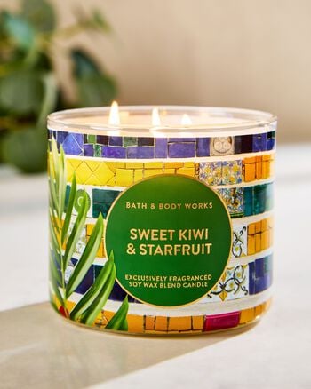 Sweet Kiwi & Starfruit 3-Wick Candle เทียนหอม 3 ไส้