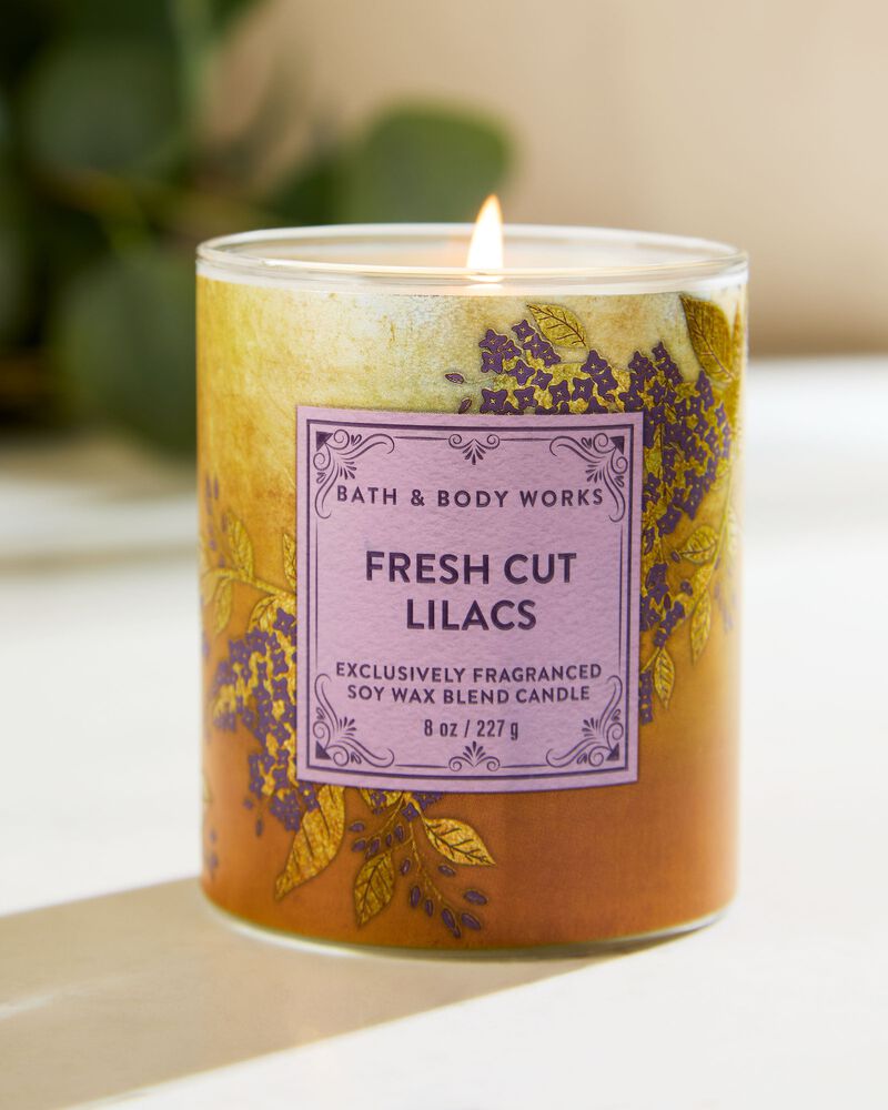Fresh Cut Lilacs Single Wick Candle เทียนหอม 1 ไส้