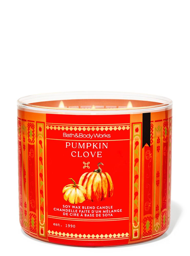 Pumpkin Clove 3-Wick Candle เทียนหอม 3 ไส้