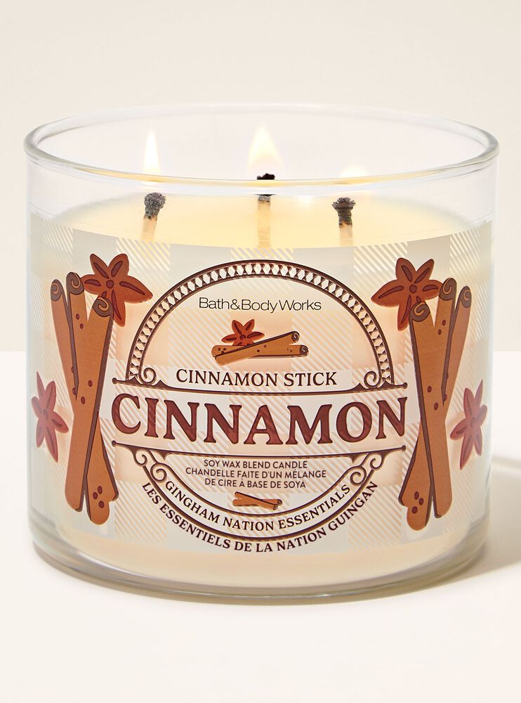Cinnamon 3-Wick Candle เทียนหอม 3 ไส้