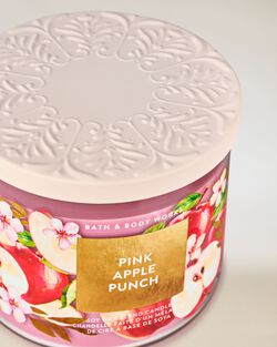 Pink Apple Punch 3-Wick Candle image number null