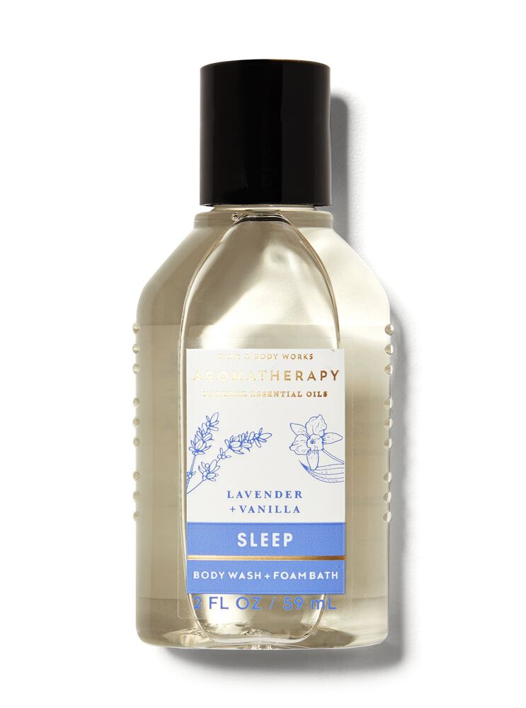 Lavender Vanilla Travel Size Body Wash and Foam Bath Travel Size Body Wash and Foam Bath