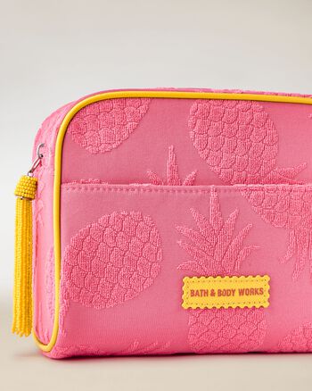 Pink Pineapple Cos Bag Cosmetic Bag กระเป๋าเครื่องสำอาง