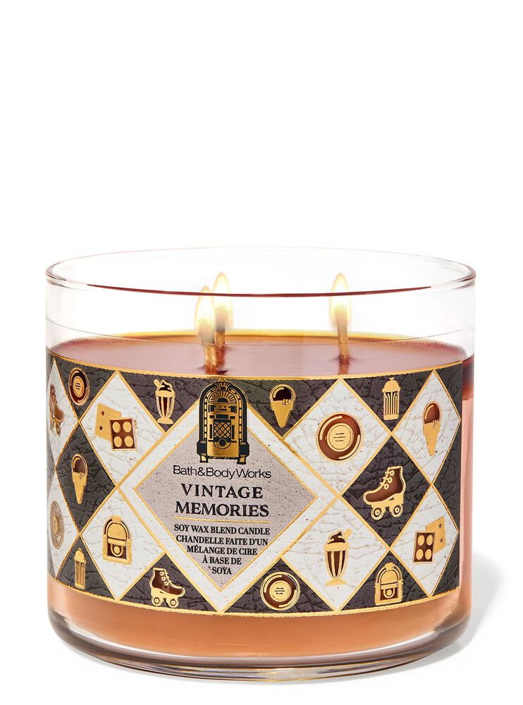 Vintage Memories 3-Wick Candle เทียนหอม 3 ไส้