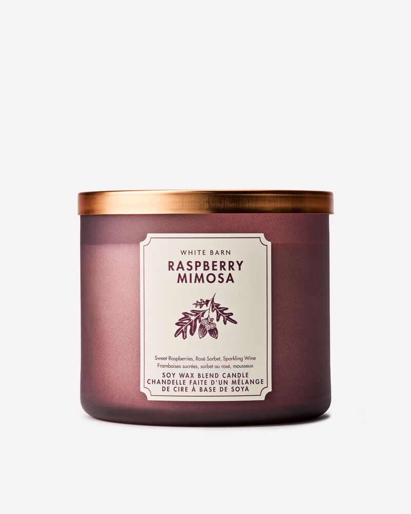 Raspberry Mimosa 3-Wick Candle เทียนหอม 3 ไส้