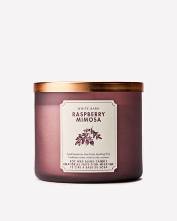 Raspberry Mimosa 3-Wick Candle เทียนหอม 3 ไส้