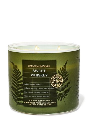 Sweet Whiskey 3-Wick Candle เทียนหอม 3 ไส้