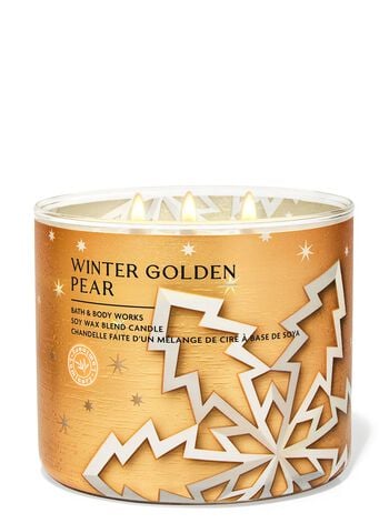 Winter Golden Pear 3-Wick Candle เทียนหอม 3 ไส้