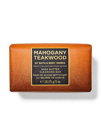 Mahogany Teakwood Shea Butter Cleansing Bar สบู่ก้อน
