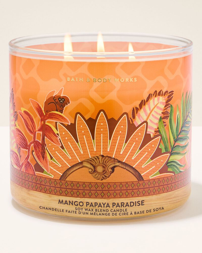 Mango Papaya Paradise 3-Wick Candle เทียนหอม 3 ไส้