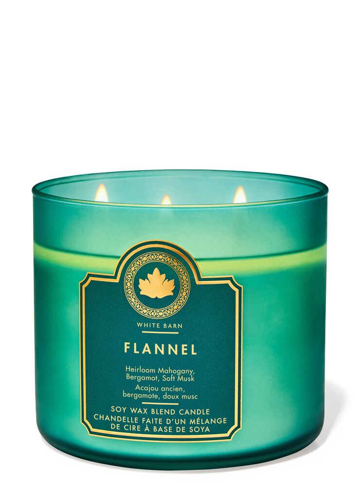 Flannel 3-Wick Candle เทียนหอม 3 ไส้