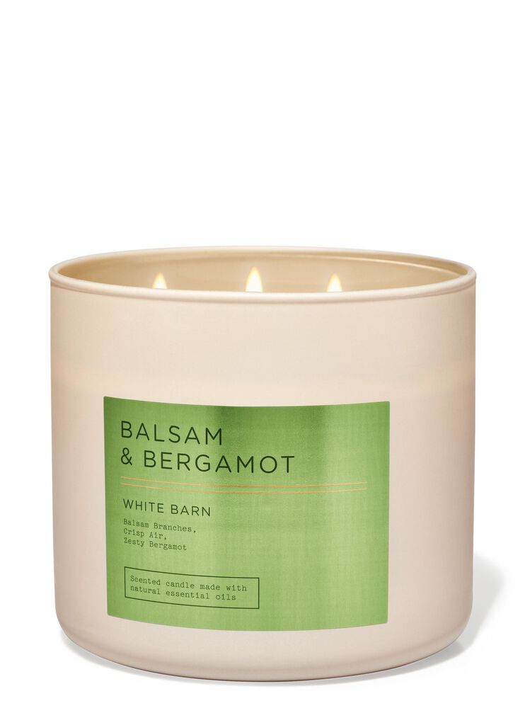 Balsam & Bergamot 3-Wick Candle เทียนหอม 3 ไส้