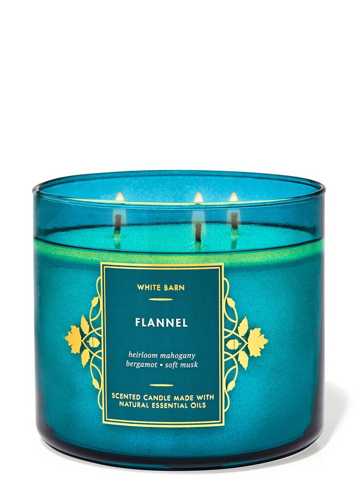 Flannel 3-Wick Candle เทียนหอม 3 ไส้
