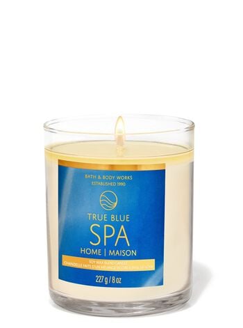 True Blue Spa Single Wick Candle เทียนหอม 1 ไส้