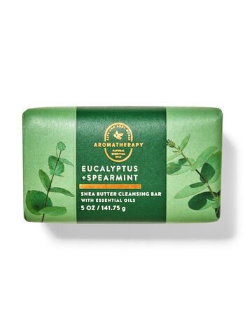 Eucalyptus Spearmint Shea Butter Cleansing Bar สบู่ก้อน