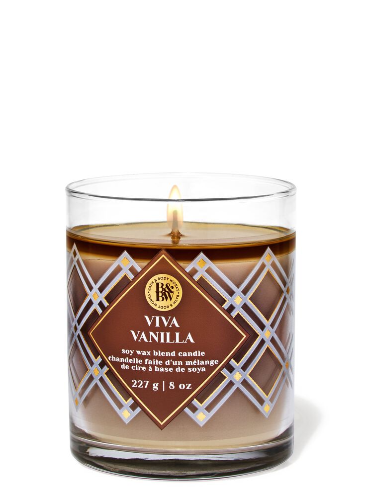 Viva Vanilla Single Wick Candle เทียนหอม 1 ไส้