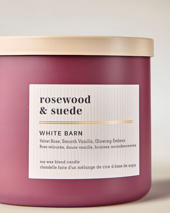Rosewood & Suede 3-Wick Candle เทียนหอม 3 ไส้